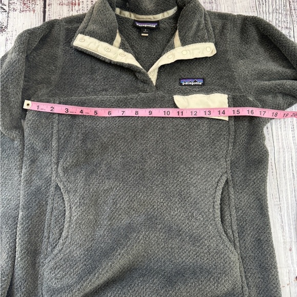 Patagonia Re-Tool Snap-T Pullover Gray Women’s Small Polartec - Picture 6 of 7